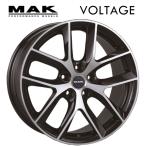 在庫有 阿部商会 マック ボルテージFF(訳あり) ブラックミラー 19×9.5 +45 5/114.3 64.1新品ホイール1本