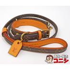 [ качество KONI si][Louis Vuitton/ Louis * Vuitton ] Baxter & собака цвет PM Lead & ошейник комплект монограмма б/у товар [ включая доставку ]m1684y