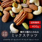 ミックスナッツ 無塩 小袋 素焼き 個包装 4種入り ピスタチオ ピーカンナッツ アーモンド カシューナッツ 500g (通常400gのところ、今だけ100g増量中!)