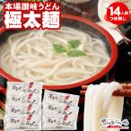 本場讃岐うどん 包丁極太切りうどん 14人前 つゆ無し セット 極太麺 半生 うどん 讃岐うどん