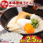 訳あり 半生 讃岐うどん 500g×4袋 今だけ1袋サービスの合計2.5kg