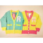 ショッピングRONI 半額処分 RONI ロニィ SALE セール 再入荷 CVCミニ裏毛配色カーディガン サイズSS S SM M ML L