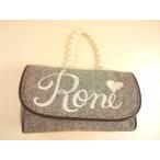 ショッピングRONI 半額処分 値下げ SALE セール RONI ロニィ パールハンドルツィードポーチ/ハンドバッグ/ツィード/ギフト