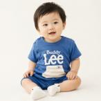 bati Lee BUDDY LEE Lee кенгуру с карманом короткий рукав детский комбинезон голубой 60 70cm комбинезон рождение подарок 