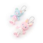 mezzo piano メゾピアノ ミミ・ポポバレエ ぬいぐるみチャーム うさぎ くま フリーサイズ キッズ