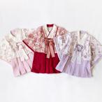 mocmof モクモフ 十二単袴ドレス（プレミアム） 70 80 90cm レッド ピンク パープル 紫色 赤色 七五三 お正月 ひな祭り 記念日 誕生日 撮影 女の子 ベビー