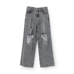 ショッピングlovetoxic Lovetoxic ラブトキシック LTXCダメージデニムワイドパンツ ジーンズ 140 150 160cm S M Lサイズ ジュニア