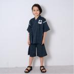 XLARGE KIDS エクストララージ キッズ OGゴリラ メランジプリント甚平 100 110 120 130 140cm M L LLサイズ 夏祭り イベント キッズ