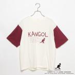 ビールーム b-ROOM YOUTH KANGOLコラボ 袖切り替えビッグシルエットTシャツ 半袖 140 150 160cm レッド