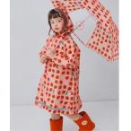 P.Premier ピードットプルミエ 雨の日がたのしい総柄レインコート いちご柄 90 100 110 120 130cm キッズ