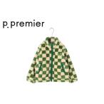 【SALE】【20%OFF】p.premier ／ ピードットプルミエ 子供服　ファーフリースブルゾン リンク 男の子　女の子　