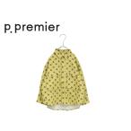 【SALE】【40％OFF】p.premier ／ ピードットプルミエ 子供服　 いいことありそうなクローバー総柄シャツジャケット  男の子　女の子　2024