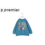 【SALE】【20%OFF】p.premier ／ ピードットプルミエ 子供服  ヴィンテージファブリックフォトロゴトレーナー女の子　男の子