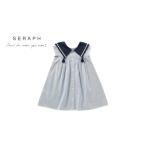 ショッピングセラフ Seraph ／ セラフ 子供服 　セーラーカラーマリンワンピース  女の子　2024SS