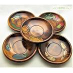 讃岐彫り 手作り茶托 讃岐彫り 絵変