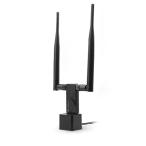 Panda Wireless PAU09 N600 Dual Band (2.4GHz and 5GHz) Wireless N USB Adapter W/Dual 5dBi Antennas - Windows XP/Vista/7/8/8.1/10/11, Mint, Ubuntu, open