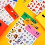 ショッピングbt21 【韓国文具】BT21　クリア　ステッカー　[文房具][シール][かわいい][防弾少年団]