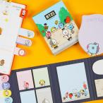 【韓国文具】BT21　4段　付箋　[文房具][ポストイット][かわいい][防弾少年団][公式]