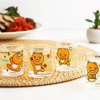 カカオフレンズ　蜜酒杯　４Pセット [韓国][食器][焼酎杯][グラス][かわいい][カカオトーク][Kakao Friends]