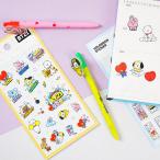 BT21　PVC　ホログラム　ステッカー [韓国][文具][文房具][シール][かわいい][防弾少年団][公式]