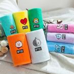 ショッピングbt21 BT21　フェイシャル　ロゴ　洗面　タオル　[韓国雑貨][BTS][防弾少年団][かわいい][公式]