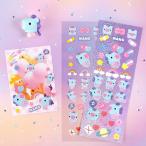 ショッピングbt21 BT21　ベビー　ホログラム　ステッカー　韓国文具 文房具 シール デコレーション 防弾少年団 かわいい 公式