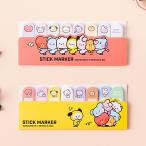 BT21 minini указатель клейкий лист 8 вида комплект [ Корея ][ канцелярские принадлежности ][ канцелярские товары ][...][ post ito][ симпатичный ][ пуленепробиваемый подросток .][ официальный ]