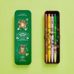 韓国　タングン神話　おとぎ話　モナミ　ボールペン　5本セット　韓国語 ハングル お土産 ギフト おもしろ 文具 文房具