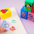 BT21 3ピース スタンプ BTS 防弾少年団 公式 韓国 はんこ かわいい