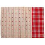 Yahoo! Yahoo!ショッピング(ヤフー ショッピング)ランチョンマットストライプチェック（赤）●●ポイント５倍●16日まで