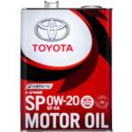 TOYOTA 純正エンジンオイル SP 0W-20 4L 品番：08880-13205