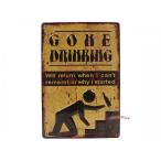  metal plate S(GONE DRINKING)
