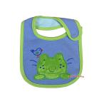  baby bib ( бледно-голубой *...* маленькая птица )