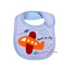  baby bib ( бледно-голубой * самолет )