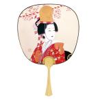 うちわ 日本画うちわ 中型 10部 18種類  海外 お土産用