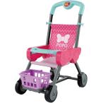 ぽぽちゃん お道具 お買い物ベビーカー ラズベリーピンク