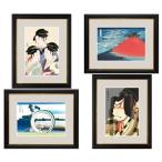 【すぐに使える10%OFFクーポン配布中】和の雅び・伝統の趣「額絵」シリーズ(4)「浮世絵」 中サイズ