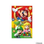 ぽち袋 お年玉袋 ポチ袋 スーパーマリオ 1柄 3枚入り 金ピカシールつき 裏面:赤/橙/青 ショウワノート