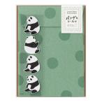  животное наклейка есть письмо комплект Panda рисунок A(86948006) бумага для писем 12 листов входит конверт 4 листов входит наклейка 1 сиденье входить акционерное общество дизайн Phil зеленый Company 