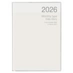 na бегемот cocos nucifera Note dia Lee 2026| semi B5| белый NS-002-26W 2025 год 10 месяц ~2027 год 3 месяц 2026 года выпуск блокнот 