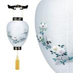 盆提灯 本金盛上蒔絵 出雲 いずも 絹二重 29x80cm 新型S電池灯付 モダン 盆提灯 コンパクト 盆提灯 ミニ