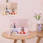  кукла hinaningyo compact под дерево включая кукла hinaningyo родители . украшение Maar розовый белый цвет ширма ширина 27cmtipi серии 