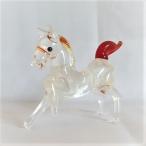 Yahoo! Yahoo!ショッピング(ヤフー ショッピング)ガラス細工　動物　馬　インテリア雑貨　ミニチュア　置物【ウマ】