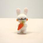 Yahoo! Yahoo!ショッピング(ヤフー ショッピング)ガラス細工　動物　うさぎ　インテリア雑貨　ミニチュア　置物【ウサギ人参】