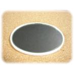 Yahoo! Yahoo!ショッピング(ヤフー ショッピング)ガラス細工　ミニチュア　インテリア雑貨　置物　【鏡・楕円型（枠有）】