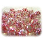 Yahoo! Yahoo!ショッピング(ヤフー ショッピング)ビー玉【水玉・レッド】17m/m