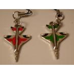 ジェット機メタルストラップ名入れストラップサンドブラスト・エッチング