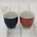 名入れ湯呑み 美濃焼 ペア 富士山 �