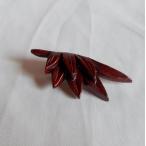  серп . гравюра брошь momiji лист 