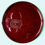  серп . гравюра круг поддон один сяку слива цветок 